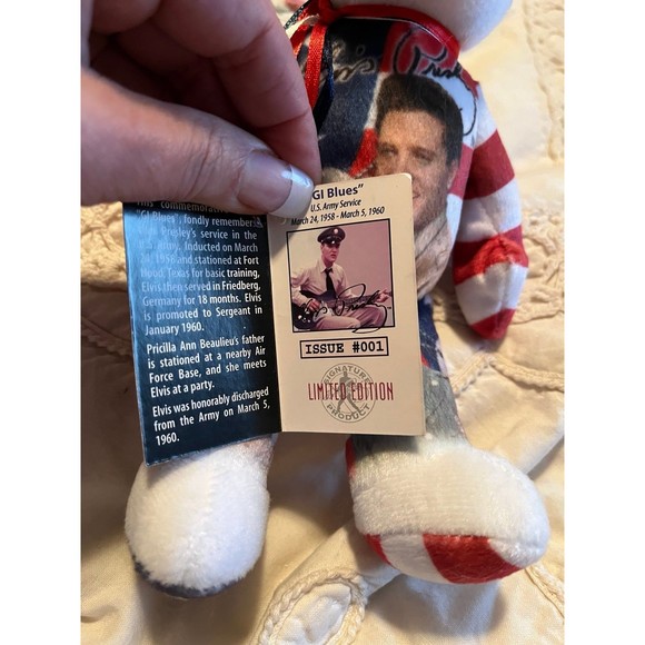 2004 Limited Edition Elvis G.I. Blues Teddy Bear - Picture 3 of 7